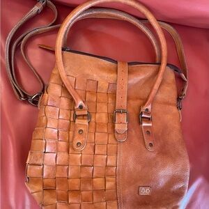 Bed l Stu Brown Leather Tote Bag